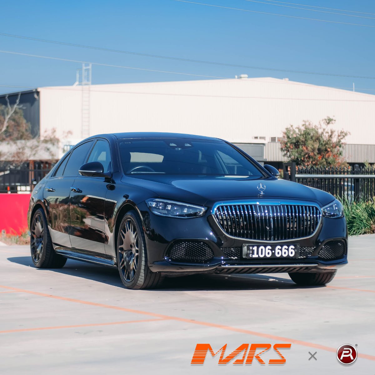 Maybach Style Front Bumper Bar & Grill Bodykit for Mercedes - Benz W223 S - Class 2021 - 2024 - Mars Performance