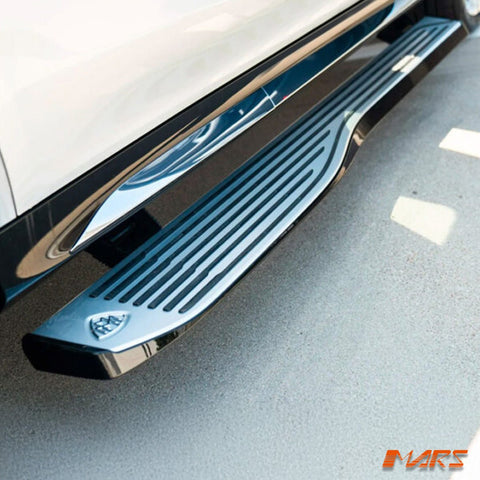 Maybach Style Lower Side Skirts Bodykit with Retractable Electric Foot Rest Running Boards Side Step Bar for Mercedes Benz W167 V167 GLE Class 2019 - 2025 - Mars Performance