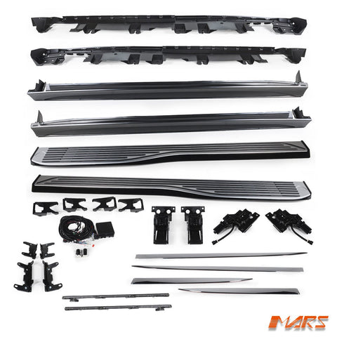 Maybach Style Lower Side Skirts Bodykit with Retractable Electric Foot Rest Running Boards Side Step Bar for Mercedes Benz W167 V167 GLE Class 2019 - 2025 - Mars Performance