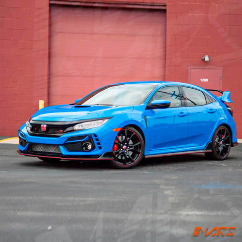 MK2 Style Fog Light Covers for Geninue Honda Civic X TYPE - R FK 2016 - 2022 Front Bumper Bar Bodykit - Mars Performance