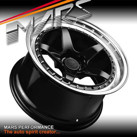 MP - SP 18 Inch Super Concave Gloss Black Face with Deep Dish Stag Alloy Wheels Rims 5 x 114.3 - Mars Performance