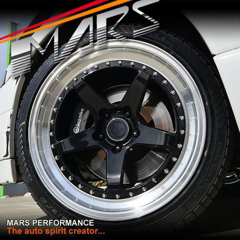 MP - SP 18 Inch Super Concave Gloss Black Face with Deep Dish Stag Alloy Wheels Rims 5 x 114.3 - Mars Performance