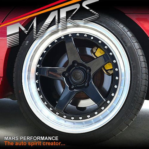 MP - SP 18 Inch Super Concave Gloss Black Face with Deep Dish Stag Alloy Wheels Rims 5 x 114.3 - Mars Performance