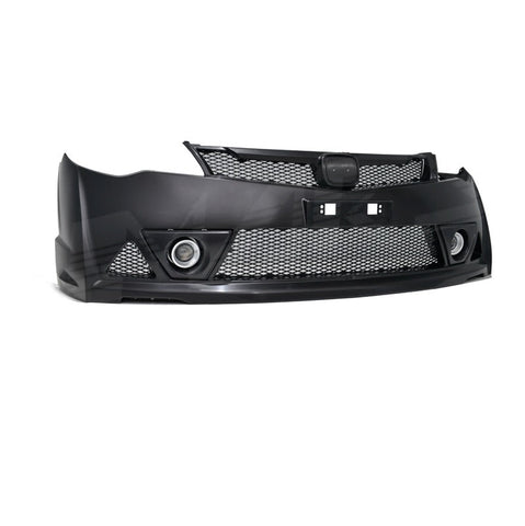 Mugen RR Style Front Bumper Bar Bodykit with Grille for Honda Civic FD Sedan 2006 - 2012 - Mars Performance