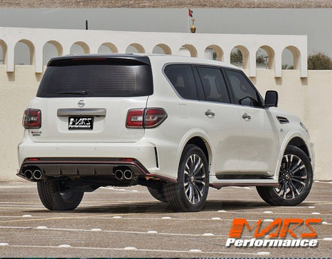 Nismo Style Front & Rear Bumper bar & Side Skirts with Exhaust Tips for Nissan Patrol Y62 2012 - 2019 - Mars Performance