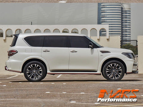 Nismo Style Front & Rear Bumper bar & Side Skirts with Exhaust Tips for Nissan Patrol Y62 2012 - 2019 - Mars Performance