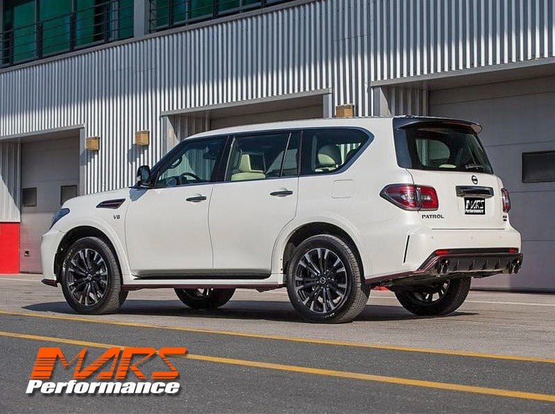 Nismo Style Front & Rear Bumper bar & Side Skirts with Exhaust Tips for Nissan Patrol Y62 2012 - 2019 - Mars Performance