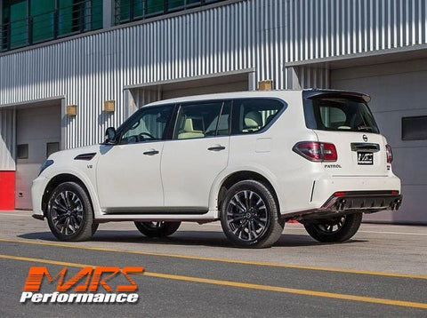 Nismo Style Front & Rear Bumper bar & Side Skirts with Exhaust Tips for Nissan Patrol Y62 2012 - 2019 - Mars Performance
