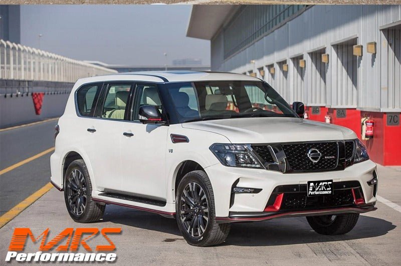 Nismo Style Front & Rear Bumper bar & Side Skirts with Exhaust Tips for Nissan Patrol Y62 2012 - 2019 - Mars Performance