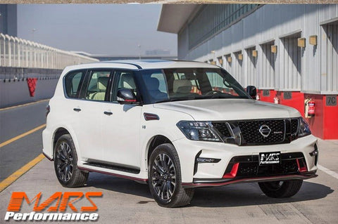 Nismo Style Front & Rear Bumper bar & Side Skirts with Exhaust Tips for Nissan Patrol Y62 2012 - 2019 - Mars Performance