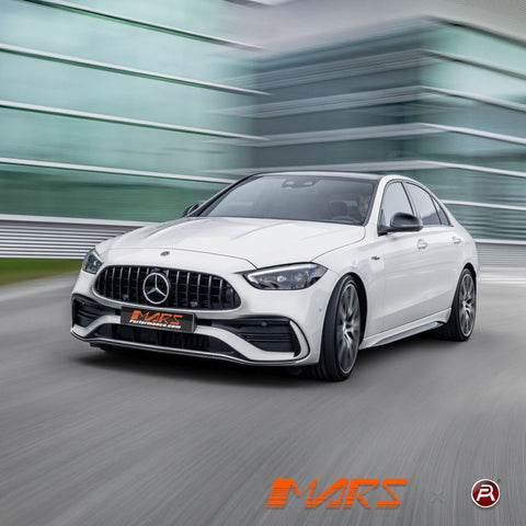 Panamericana C63 Style Front Grille Grill Bodykit for Mercedes - Benz C - Class W206 with Sport Bumper Bar & C43 AMG 2022 - 24 - Mars Performance