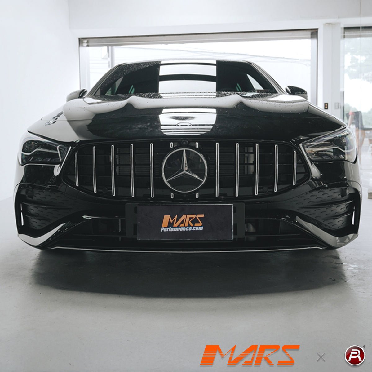 Panamericana CLA45 Style Front Bumper Bar Grille Grill Bodykit for Mercedes - Benz CLA - Class W118 C118 & CLA35 AMG 2024 - 2025 Update - Mars Performance