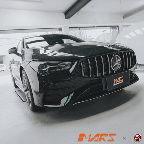 Panamericana CLA45 Style Front Bumper Bar Grille Grill Bodykit for Mercedes - Benz CLA - Class W118 C118 & CLA35 AMG 2024 - 2025 Update - Mars Performance