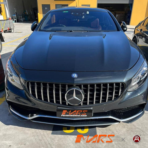 Panamericana Front Bumper Bar Grill Grille Bodykit for Mercedes - Benz S - Class Coupe W217 C217 S63 S65 AMG 2015 - 2021 - Mars Performance