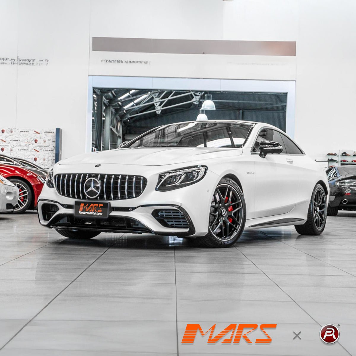 Panamericana Front Bumper Bar Grill Grille Bodykit for Mercedes - Benz S - Class Coupe W217 C217 S63 S65 AMG 2015 - 2021 - Mars Performance