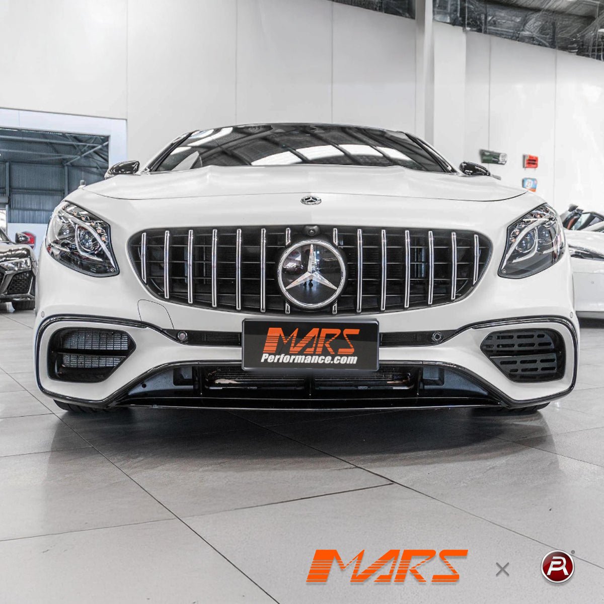 Panamericana Front Bumper Bar Grill Grille Bodykit for Mercedes - Benz S - Class Coupe W217 C217 S63 S65 AMG 2015 - 2021 - Mars Performance