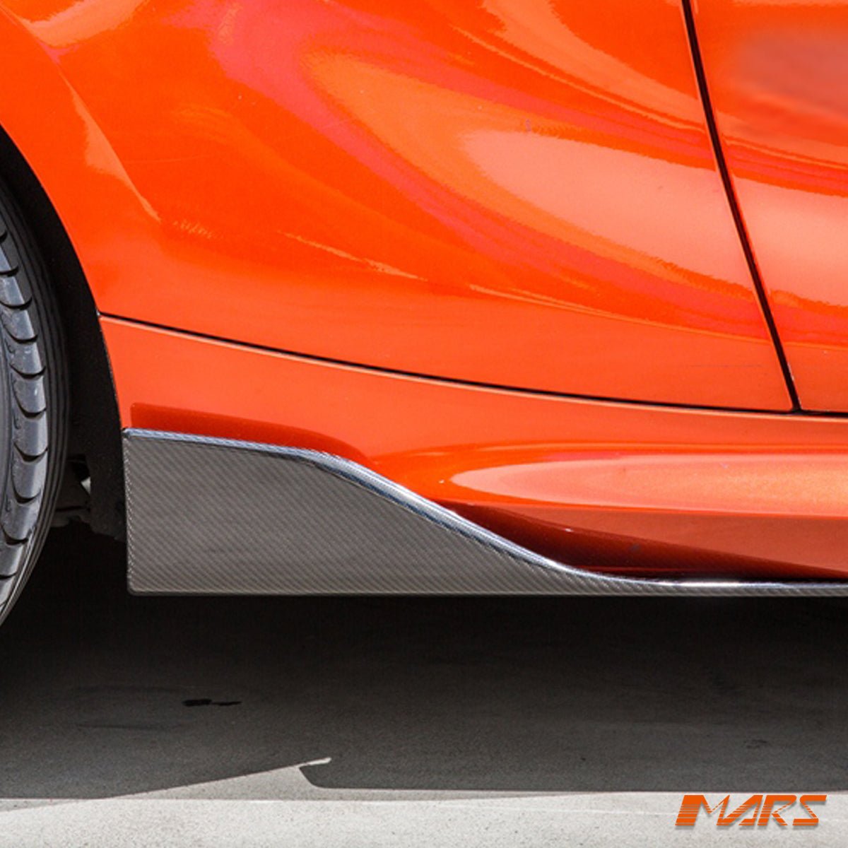 Performance Carbon Fibre Lower Side Skirts Splitter Lip Spoiler Bodykit for BMW 2 - Series F22 & F87 M2 - Mars Performance