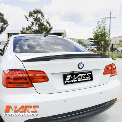Performance Carbon Fibre Rear Trunk Lip Spoiler Bodykit for BMW 3 - Series E92 Coupe & M3 2006 - 2013 - Mars Performance