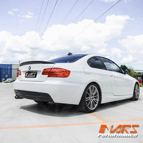 Performance Carbon Fibre Rear Trunk Lip Spoiler Bodykit for BMW 3 - Series E92 Coupe & M3 2006 - 2013 - Mars Performance