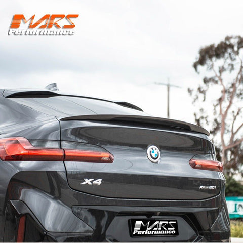 Performance Carbon Fibre Rear Trunk Lip Spoiler Bodykit for BMW G02 X4 & F98 X4M 2018 - 2024 - Mars Performance
