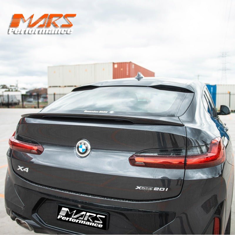 Performance Carbon Fibre Rear Trunk Lip Spoiler Bodykit for BMW G02 X4 & F98 X4M 2018 - 2024 - Mars Performance