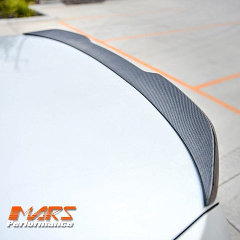 Performance Pro Style Carbon Rear Trunk Lip Spoiler Wing Bodykit for BMW F10 5 - Series Sedan & M5 2010 - 2016 - Mars Performance