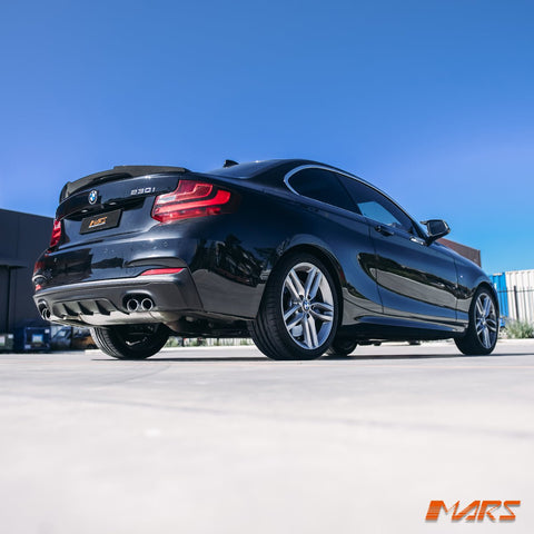 Performance Rear Bumper Bar Diffuser Bodykit with Twin Exhaust out let for BMW F22 F23 2 - Series M Sport - Mars Performance