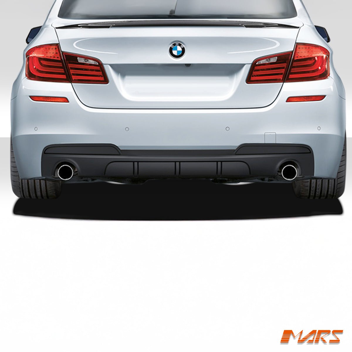Performance Style Matt Black Rear Bumper Bar Diffuser Bodykit for BMW 5 - Series F10 F11 535i 535d M Tech M Sport 2010 - 2016 - Mars Performance
