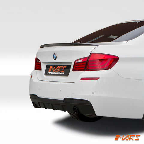 Performance Style Matt Black Rear Bumper Bar Diffuser Bodykit for BMW 5 - Series F10 F11 535i 535d M Tech M Sport 2010 - 2016 - Mars Performance