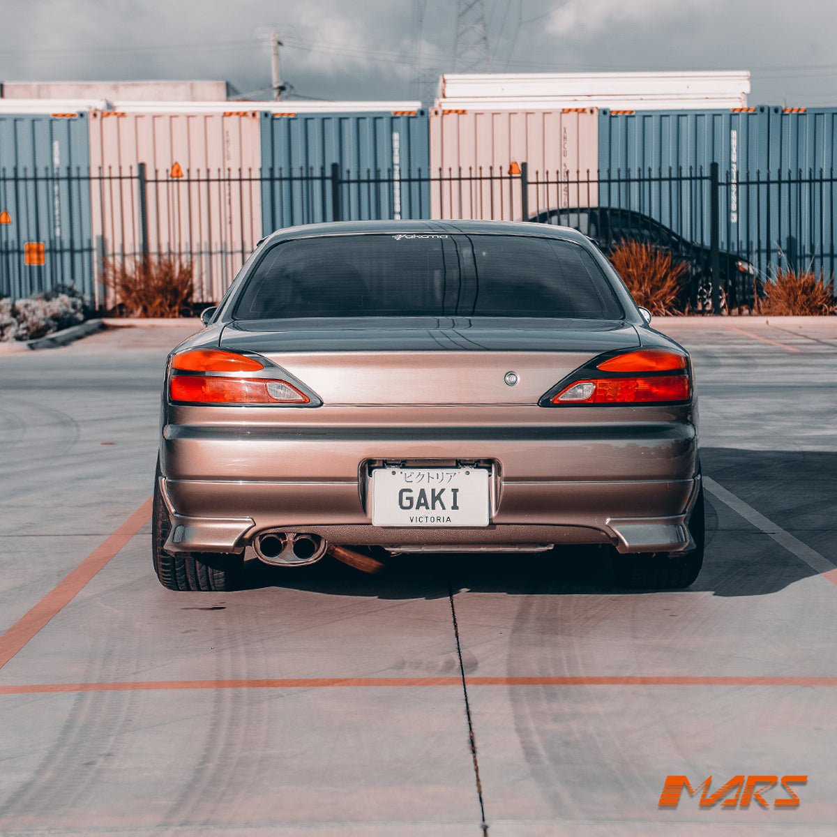Plastic JDM Aero Style Rear Bumper Bar Corner Splitter Pods Bodykits for Nissan 200SX Silvia S15 - Mars Performance