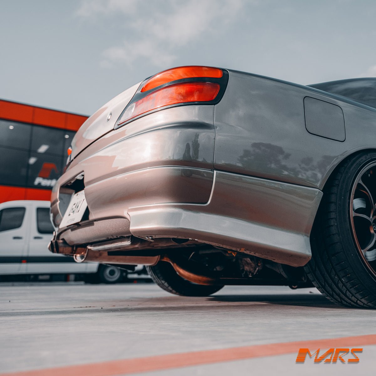 Plastic JDM Aero Style Rear Bumper Bar Corner Splitter Pods Bodykits for Nissan 200SX Silvia S15 - Mars Performance