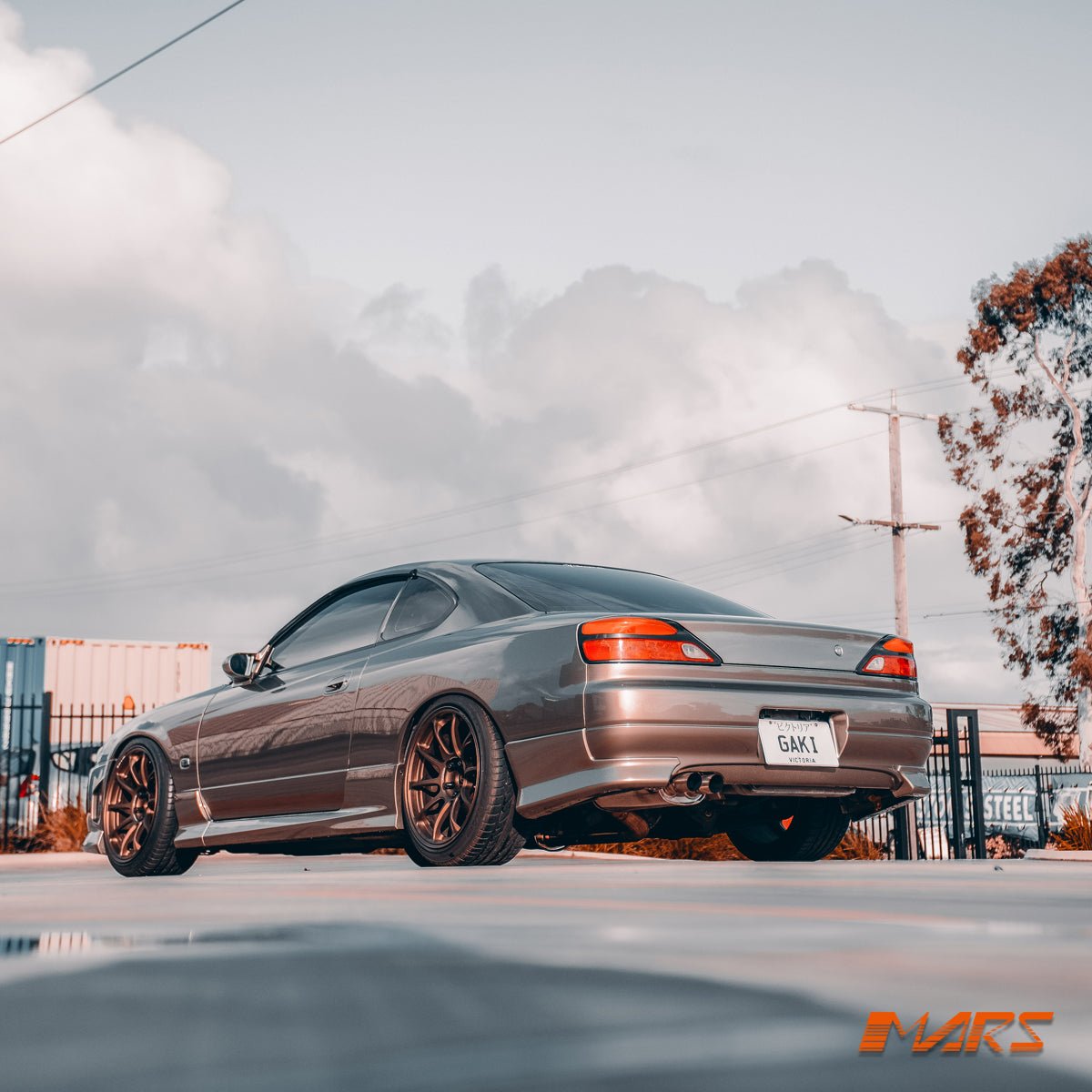 Plastic JDM Aero Style Rear Bumper Bar Corner Splitter Pods Bodykits for Nissan 200SX Silvia S15 - Mars Performance
