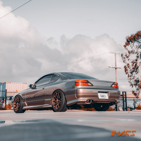 Plastic JDM Aero Style Rear Bumper Bar Corner Splitter Pods Bodykits for Nissan 200SX Silvia S15 - Mars Performance