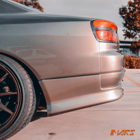 Plastic JDM Aero Style Rear Bumper Bar Corner Splitter Pods Bodykits for Nissan 200SX Silvia S15 - Mars Performance
