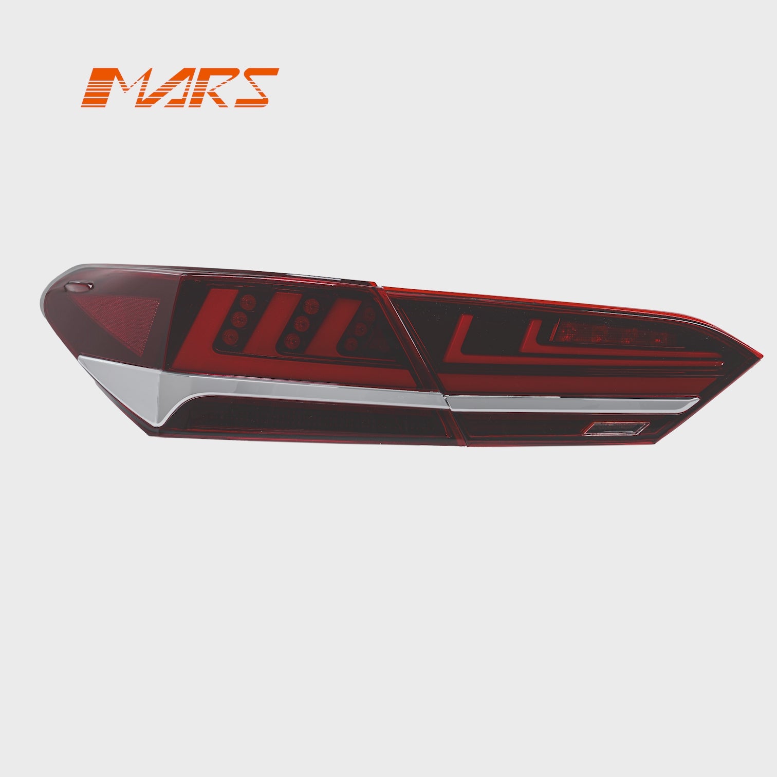 3D Stripe Bar Full LED Tail Lights with Sequential Indicators for Toyota Camry 2018-2024