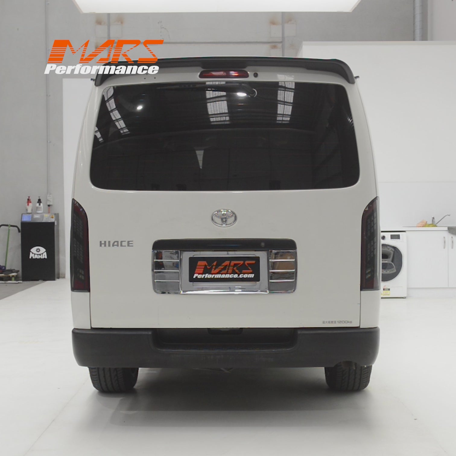 Black LED DRL Projector Head Lights with Sequential Indicators for Toyota Hiace 2015-2019