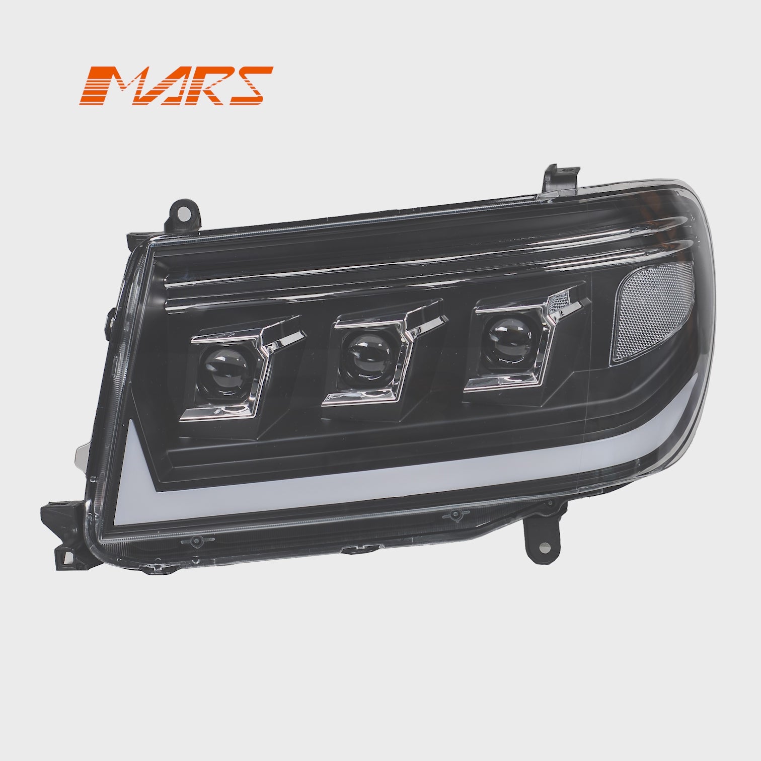 Black Full LED Head Lights for Toyota LANDCRUISER 100 Series 2005-2007 FJ100 LC100