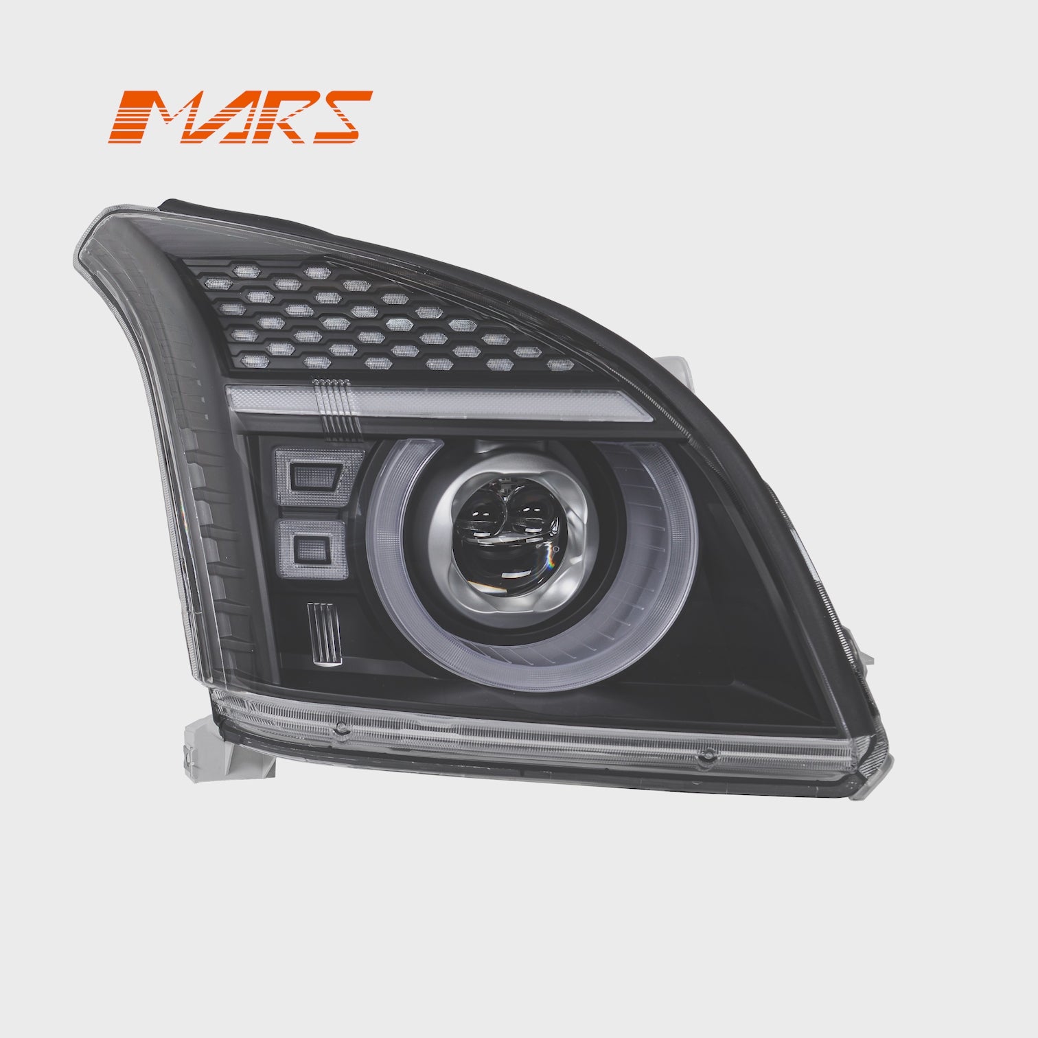 Black Full LED Laser Head Lights for Toyota LANDCRUISER Prado 120 Series LC120 FJ120 2003-2009