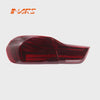 Red Clear Full LED Update CSL Laser Style Tail Lights with Sequential Indicators for BMW 4-Series F32 F33 F36 & M4 F82 F83