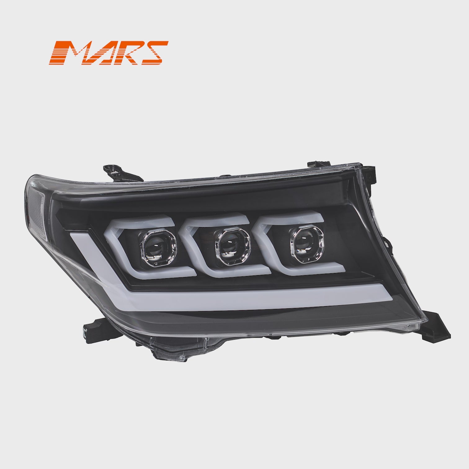 DRL & Full LED Tri-Projector Head Lights with Sequential Indicators for Toyota LANDCRUISER 200 Series 2007-2015 LC200 FJ200
