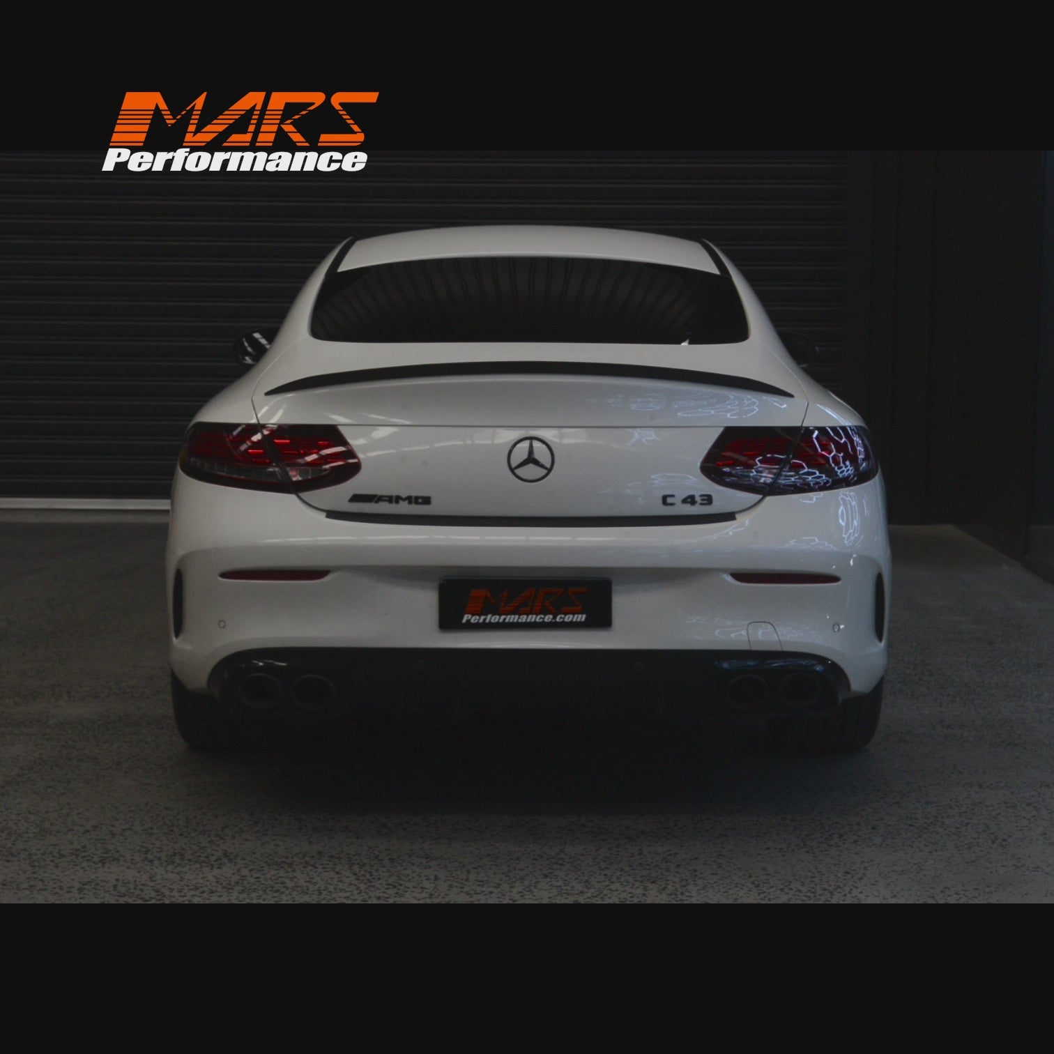 Black Full LED S63 Style Tail Lights with Sequential Indicator for Mercedes-Benz C-Class C205 Coupe & Convertible & C43 C63-S AMG