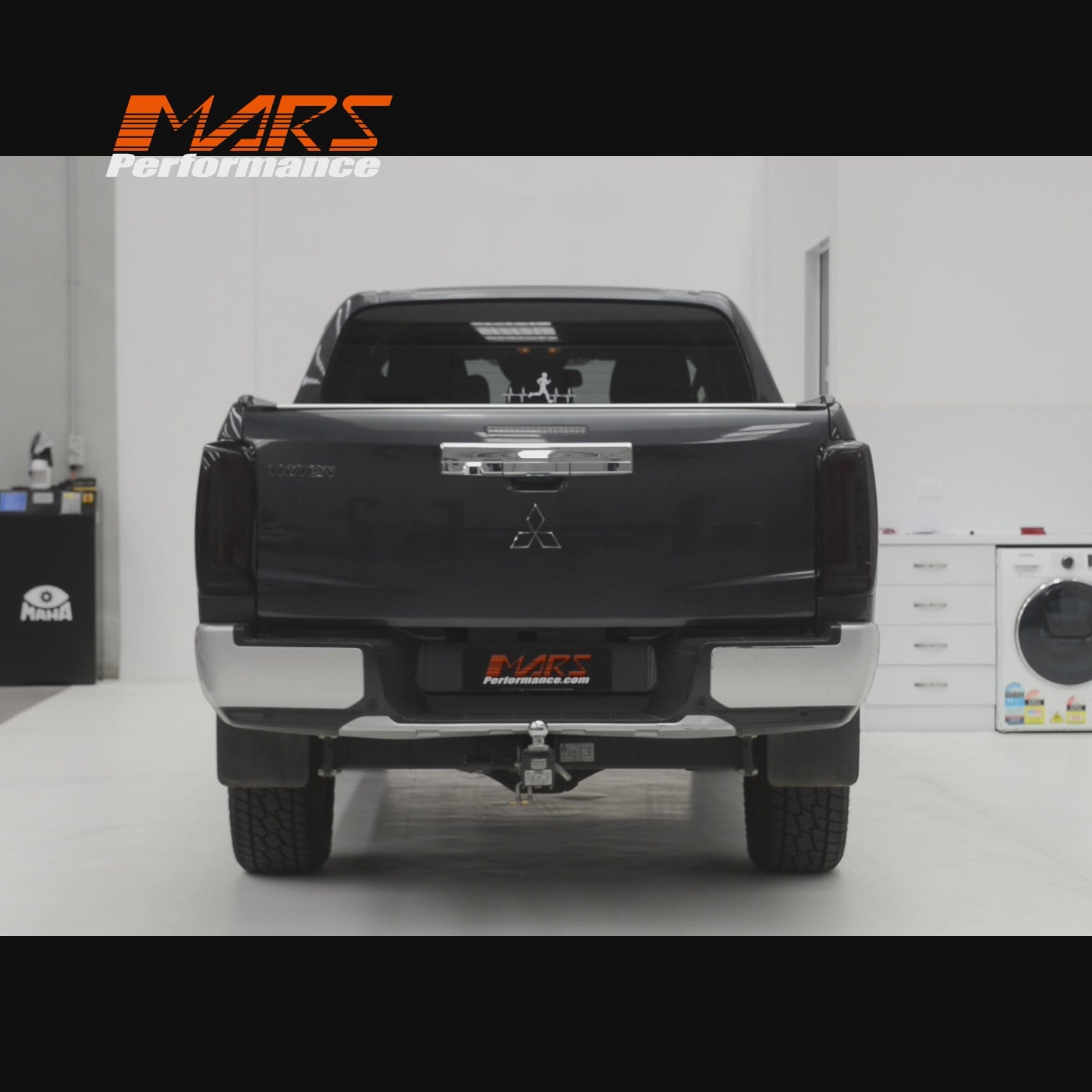 Smoked 3D Stripe Bar Full LED Tail Lights with Sequential Indicator for Mitsubishi Triton MR 2018-2023