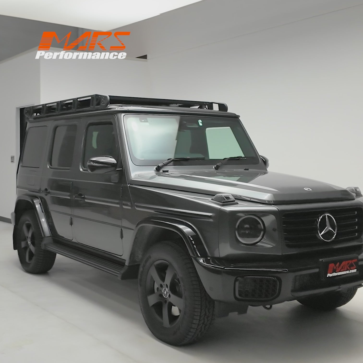 Black Foot Rest Running Boards Side Step Bar Bodykit for Mercedes-Benz G-Class W464 W463A W465 2019-2026