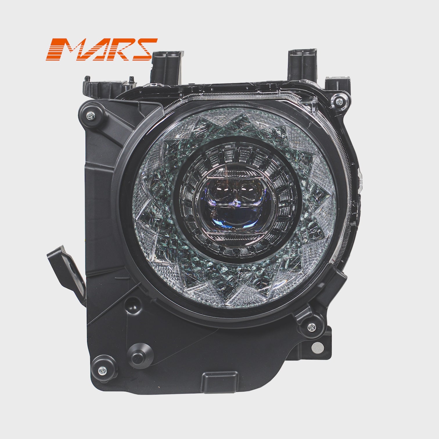 Black Full LED Laser AFS Head Lights for Toyota Landcruiser 70 Series 2023+, FJ70 LC76 LC78 LC79