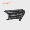 Black Full LED Mustang Style Head Lights for Ford Ranger PX2 PX3 & Everest