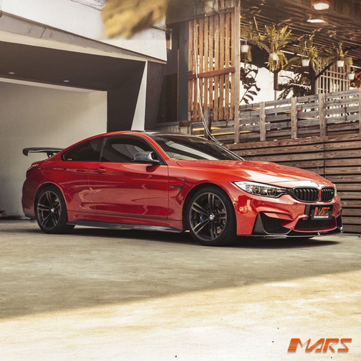 PSM Style Carbon Fibre Lower Side Skirts lip Spoiler Bodykit for BMW M4 F82 Coupe & F83 Convertible 2014 - 2020 - Mars Performance