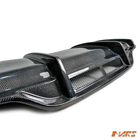 PSM Style Carbon Fibre Rear Bumper Bar Diffuser Bodykit for Mercedes - Benz C205 A205 C63 & C63 - S AMG MY15 - MY18 - Mars Performance
