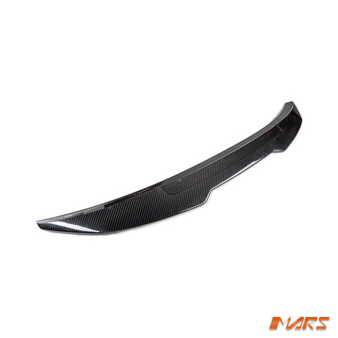 PSM Style Carbon Fibre Rear trunk boot lip Spoiler Wing Bodykit for AUDI A6 S6 C8 Sedan 2019 - 2024 - Mars Performance