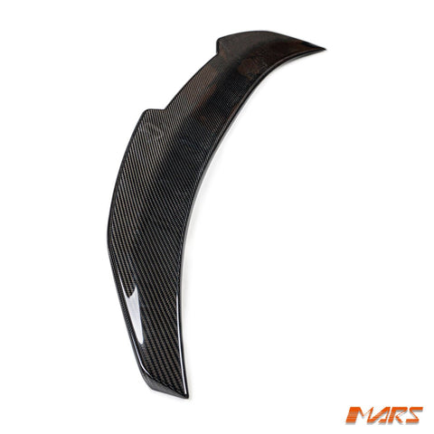 PSM Style Carbon Fibre Rear trunk boot lip Spoiler Wing Bodykit for AUDI A6 S6 C8 Sedan 2019 - 2024 - Mars Performance