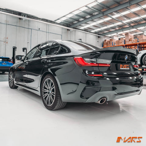 PSM Style Carbon Fibre Rear trunk boot lip Spoiler Wing Bodykit for BMW 3 Series G20 & G80 M3 2018 - 2025 - Mars Performance
